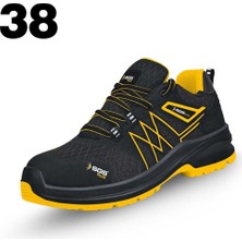 İbtaş SGS2938 - No:38 Cross S1 Çelik Burunlu Spor Iş Ayakkabısı - Ergonomik - Antistatik - Su Geçirmez - Nefes Alır