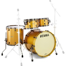 Tama MA42TZUS-SAM Starclassic Maple Satin Aztec Gold Metallic 4 Parça (22B/10T/12T/16F) Akustik Davul Seti
