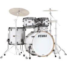 Tama WBR42TBNS-WPL - Starclassic Walnut/birch White Pearl Limited 4 Parça (22B/10T/12T/16F) Akustik Davul Seti