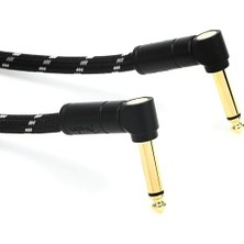 Deluxe Series Instrument Cable Black Tweed - 90CM Enstrüman Kablosu