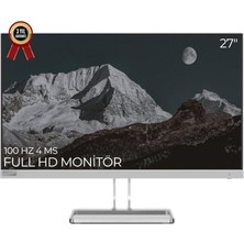 L27I-40 27 Inç Full Hd IPS (Hdmı, Vga, 100 Hz, 300 Nits, 4ms, Amd Freesync, Ultraslim) Monitör 67ABKAC4TK, Gri