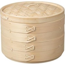 Ayrex Buharda Pişirici, Bambu Hacim: 5.0 Lt-16 cm Buharda Pişirici