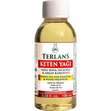 Keten Yağı Resim Yağı Ahşap Koruyucu 100 ml Linseed Oil