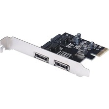 4837 Pcı Express Pcı-E 2x Sata 2x E-Sata HDD Giriş Çoklayıcı