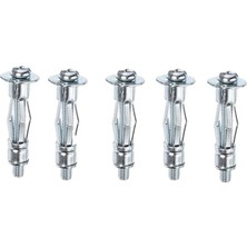 Alçıpan Boşluk Dübel Frt Tuğla Duvar Bims Paraşüt Dübeli 6X52 Metal 5 Adet
