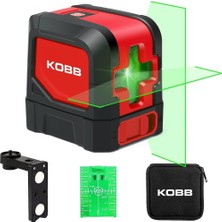 Ayrex KBL91G 30 Metre Profesyonel Yatay ve Dikey Otomatik Hizalamalı Yeşil Çapraz Çizgi Lazer Di