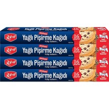 Kesilmiş Yağlı Pişirme Kağıdı 16 Yaprak 4lü Kutu Set