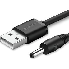 USB Dc 5V 3.5mm Güç Kablosu 1 Metre