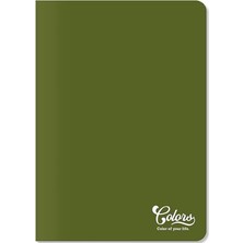 Colors A4 60 Yaprak Çizgili Defter, Yeşil