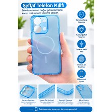 Blue Team Redmi 15C Uyumlu Mavi Şeffaf Kamera Korumalı Silikon