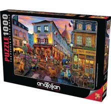 Puzzle - Cafe Montmartre / 1000 Parça Puzzle, #1177