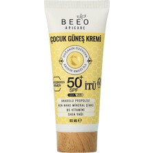 Propolisli Yüksek Koruma Çocuk Güneş Kremi, 50+ Spf, 80 ml