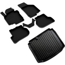 Autoaccessories Audi A3 Hb ile Uyumlu 4d Paspas ve 3D Bagaj Havuzu 2004 2012