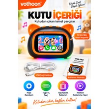 Vothoon TF39 Pro Yapay Zekalı Bluetooth Hoparlör – Renkli Ekran, Rgb Işık, Alarm ve Saat