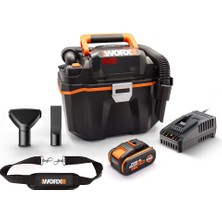 Ayrex WX031 20V 4.0AH 200W/16KPA Li-On Kömürsüz Flexi Esnek Hortumlu Profesyonel Şarjlı Islak/k