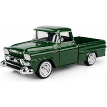 Ayrex Motormax 1:24 1958 Gmc 100 Wideside Pickup Metal Model Araba, Koleksiyonluk Klasik Kamyonet, D