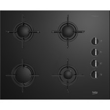 Beko BOCD T 6510 ES Beyond Serisi Gazlı Cam Tablalı Ocak