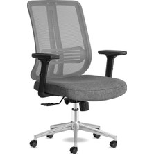 Ayrex Spark Ofis Sandalyesi Ergonomik Sırt Destekli Çalışma Koltuğu Başlıksız File Sırt (Gr