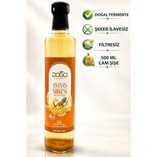 Doğal Fermente Ananas Sirkesi - %100 KATKISIZ,500ML Cam Şişe