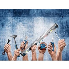 Professional Dispenser Içinde 50 Yedek Bıçak (Bosch Professional Trapez Bıçak Uçları ile Uyumlu)