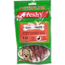 Freshy Ördek Kaplı Sütlü Burgu Köpek Ödülü 90 gr 5'li Set Idili