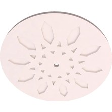 Motifpiyer Hazır Lamba Tavan Paneli Matris Serisi Modern Lamba-Avize Tavan Göbeği/Radius-2 Adet