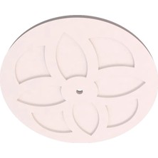 Motifpiyer Hazır Lamba Tavan Paneli Matris Serisi Modern Lamba-Avize Tavan Göbeği/Radius-2 Adet