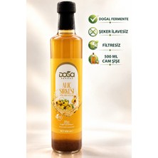 Doğal Fermente Alıç Sirkesi - %100 Katkısız, Bağışıklık ve Kalp Sağlığı Destekleyici, 500ML Cam Şişe