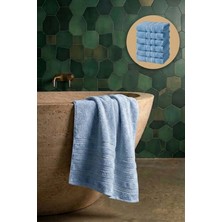 Seritaine 6'lı Işıl Premium Banyo Havlusu 70x140cm - Beyaz - %100 Pamuk - 600 gr/m2
