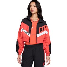 Nike Nıke W Nsw Jkt Wvn Street Sw Kadın Günlük Ceket HF5956-696 Kırmızı