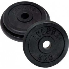 Avessa 5 kg Siyah Döküm Plaka 1 Adet