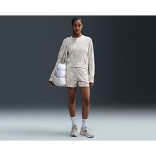 Nike Nıke W Nsw Nk Chll Ft Aop Crew Kadın Günlük Sweatshirts HQ5708-104 Bej