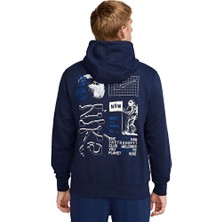 Nike Nıke Club Erkek Günlük Sweatshirts HQ8594-451 Lacivert