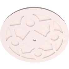 Motifpiyer Hazır Lamba Tavan Paneli Matris Serisi Modern Lamba-Avize Tavan Göbeği/Radius-2 Adet