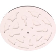 Motifpiyer Hazır Lamba Tavan Paneli Matris Serisi Modern Lamba-Avize Tavan Göbeği/Radius-2 Adet