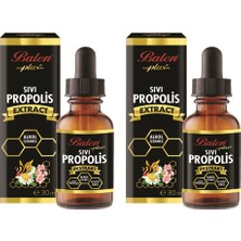 Balen Sıvı Propolis Ekstraktı 30 ml x 2 Adet Alkol İçermeyen Doğal İçerik ile Sağlık Desteği