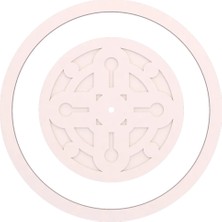 Motifpiyer Hazır Lamba Tavan Paneli Matris-Radius Modern Lamba-Avize Tavan Göbeği/Mono-Dış Çitalı