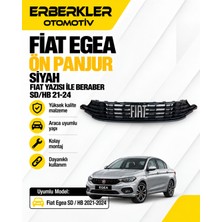 ERBERKLER Fıat Egea- Sd/hb- 21/24; Ön Panjur Siyah ( Fıat Yazısı ile Beraber)