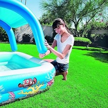 - Bestway Gölgelikli Oyun HAVUZU-147X147X122CM - 52192