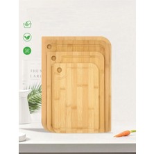 Pileli Store Rossel Premium 3'lü Bambu Kesim Panosu