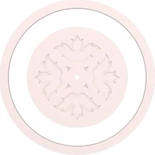 Motifpiyer Hazır Lamba Tavan Paneli Matris-Radius Modern Lamba-Avize Tavan Göbeği/Monu-Dış Çitalı