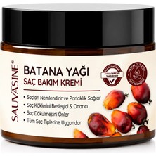 Sauvasine Batana Yağı Saç Bakım Kremi 120 ml | Kolajen ve Panthenol İçeren Yoğun Bakım Formülü