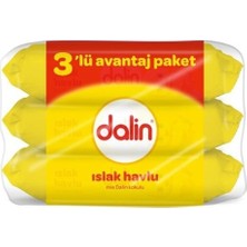 Dalin 3'lü Paket Islak Mendil