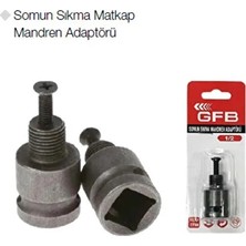 Gfb 2798 Somun Sıkma Matkap Mandren Adaptörü 1/2 - 5 Adet