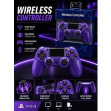 Jolita Ps4 & Pc Uyumlu Çift Motor Titreşimli Kablosuz Oyun Kolu – Ergonomik Tasarım, Hassas Tuşlar, Uzun Süreli Kullanım