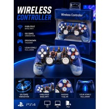 Jolita Ps4 & Pc Uyumlu Çift Motor Titreşimli Kablosuz Oyun Kolu – Ergonomik Tasarım, Hassas Tuşlar, Uzun Süreli Kullanım