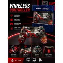 Jolita Ps4 & Pc Uyumlu Çift Motor Titreşimli Kablosuz Oyun Kolu – Ergonomik Tasarım, Hassas Tuşlar, Uzun Süreli Kullanım