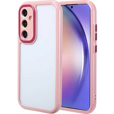 Zore Galaxy A54 Kılıf Kamera Korumalı Renkli Kenar ve Çerçeve Tasarımlı Teqsma Vitamin Kapak