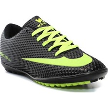 Walked 401 Siyah Sarı  Futbol Halısaha Ayakkabısı WLK125