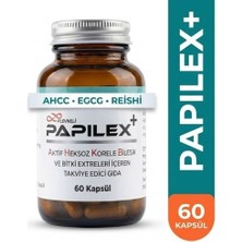 Plevneli Papilex+ Ahcc Egcg Reishi ve Bitki Ekstreleri Içeren Takviye Edici Gıda